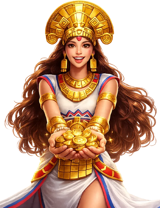 Girl playing slots
